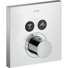 Термостат для 2 споживачів AXOR SHOWER SOLUTIONS 36715000, прихованого монтажу, квадратний
