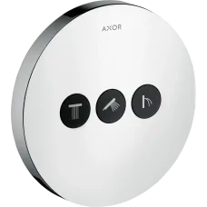 Вентиль для 3 споживачів AXOR SHOWER SELECT 36727000, круглий, СМ