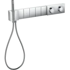 Модуль термостата AXOR EDGE 46731000, 680/100, для 5 споживачів, прихованого монтажу, з алмазним огранюванням