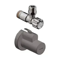 Кутовий вентиль AXOR 51307340, з декоративною накладкою, ½, чорний