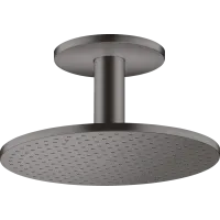 Верхній душ 300 1jet AXOR SHOWER SOLUTIONS 35301340, зі стельовим під'єднанням, чорний