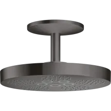 Верхній душ 280 2jet зі стельовим під'єднанням AXOR ONE 48494340, чорний