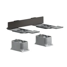 Комплект адаптерів для монтажу AXOR UNIVERSAL SOFTSQUARE 42870340, чорний