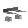 Комплект адаптерів для монтажу AXOR UNIVERSAL SOFTSQUARE 42870340, чорний