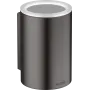 Стаканчик для зубних щіток AXOR UNIVERSAL CIRCULAR 42804340, настінний, чорний