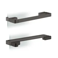 Ручка для дверей душових AXOR UNIVERSAL SOFTSQUARE 42837340, 444 мм, чорний