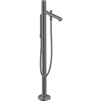 Змішувач для ванни AXOR UNO 45416340, одноважільний, підлоговий, з рукояткою zero, чорний