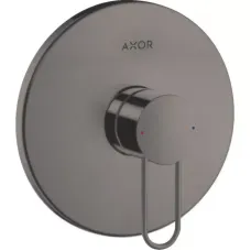 Змішувач для душу AXOR UNO 38626340, одноважільний, прихованого монтажу, з рукояткою-петлею, чорний