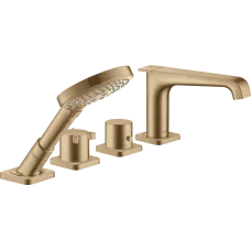 Термостат для ванни AXOR CITTERIO E 36410140, на 4 отвори, монтаж на плитку, бронза