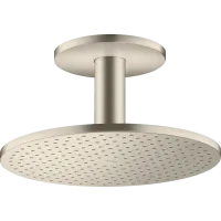 Верхній душ 300 1jet AXOR SHOWER SOLUTIONS 35301820, зі стельовим під'єднанням, нікель