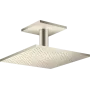 Верхній душ 300/300 2jet AXOR SHOWER SOLUTIONS 35320820, зі стельовим під'єднанням, нікель
