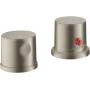 Змішувач для раковини AXOR UNO 45133820, на 3 отвори, 200, з рукоятками zero, з донним клапаном, нікель