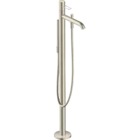 Змішувач для ванни AXOR UNO 38442820, одноважільний, підлоговий, з руків'ям-петлею, нікель