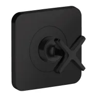 Запірний вентиль AXOR CITTERIO E 36771670, 120/120, прихованого монтажу, чорний