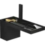 Змішувач для раковини AXOR MYEDITION 47012670, одноважільний, 70, з донним клапаном Push-Open, без панелі, чорний