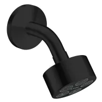 Верхній душ 75 1jet EcoSmart з тримачем AXOR ONE 48490670, чорний