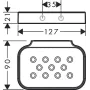 Мильниця AXOR UNIVERSAL CIRCULAR 42805670, чорний