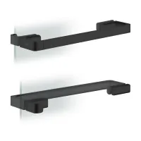 Ручка для дверей душових AXOR UNIVERSAL SOFTSQUARE 42837670, 444 мм, чорний