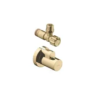 Кутовий вентиль AXOR 51307990, з декоративною накладкою, ½, золото