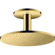Верхній душ 300 1jet AXOR SHOWER SOLUTIONS 35301990, зі стельовим під'єднанням, золото