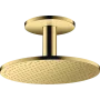 Верхній душ 300 1jet AXOR SHOWER SOLUTIONS 35301990, зі стельовим під'єднанням, золото