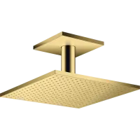 Верхній душ 300/300 2jet AXOR SHOWER SOLUTIONS 35320990, зі стельовим під'єднанням, золото