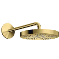 Верхній душ 280 1jet з тримачем AXOR ONE 48491990, золото