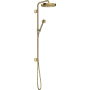 Showerpipe 280 1jet AXOR ONE 48790990, прихованого монтажу, золото