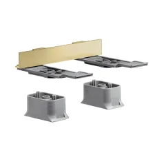 Комплект адаптерів для монтажу AXOR UNIVERSAL SOFTSQUARE 42870990, золото