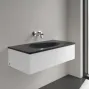 Умивальник накладний VILLEROY & BOCH ANTAO 4A76A3R7, 100x50см, без переливу, без отвору під змішувач, Ceramic Plus, чорний матовий