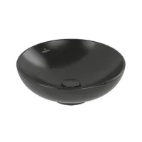 Умивальник на стільницю VILLEROY & BOCH LOOP &amp; FRIENDS 4A4601S5, d42, CeramicPlus, чорний матовий