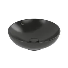 Умивальник на стільницю VILLEROY & BOCH LOOP &amp; FRIENDS 4A4601S5, d42, CeramicPlus, чорний матовий