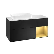 Тумба під раковину VILLEROY & BOCH FINION G281HFPD, чорний