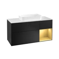 Тумба під раковину VILLEROY & BOCH FINION G711HFPD, чорний