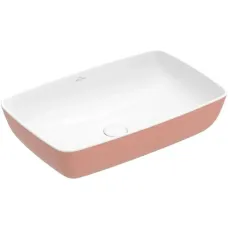 Умивальник на стільницю VILLEROY & BOCH ARTIS 417258BCT0, 58x38, Powder, рожевий
