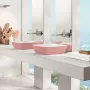 Умивальник на стільницю VILLEROY & BOCH ARTIS 417258BCT0, 58x38, Powder, рожевий