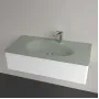 Умивальник накладний VILLEROY & BOCH ANTAO 4A76ABR8, 100x50см, з прихованим переливом, з отвором під змішувач, Ceramic Plus, зелений