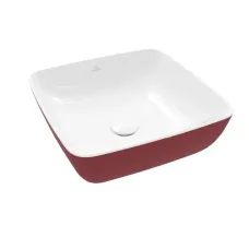 Умивальник на стільницю VILLEROY & BOCH ARTIS 417841BCS9, 410x410 мм, червоний