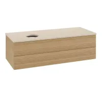 Тумба під умивальник VILLEROY & BOCH ANTAO L22113HN, 120x50x36 см, з підсвічуванням, 2 шухляди, дуб