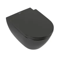 Унітаз підвісний VILLEROY & BOCH SUBWAY 2.0 5614R0S5, CeramicPlus DirectFlush, чорний
