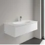 Умивальник накладний VILLEROY & BOCH ANTAO 4A76ABRW, 100x50см, з прихованим переливом, з отвором під змішувач, Ceramic Plus, білий матовий