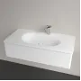 Умивальник накладний VILLEROY & BOCH ANTAO 4A76ABRW, 100x50см, з прихованим переливом, з отвором під змішувач, Ceramic Plus, білий матовий
