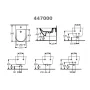 Біде VILLEROY & BOCH SUBWAY 3.0 447000RW, 37,5x56см CeramicPlus, білий матовий