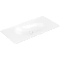 Умивальник накладний VILLEROY & BOCH ANTAO 4A76A3R1, 100x50см, без переливу, без отвору під змішувач, Ceramic Plus, білий глянсовий