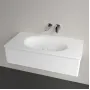 Умивальник накладний VILLEROY & BOCH ANTAO 4A76A3R1, 100x50см, без переливу, без отвору під змішувач, Ceramic Plus, білий глянсовий