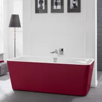 Ванна кварилова VILLEROY &amp; BOCH SQUARO EDGE 12 UBQ180SQE9W2V-01, 180x80, білий