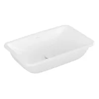Умивальник накладний VILLEROY & BOCH LOOP &amp; FRIENDS 4A5801RW, 615x380 мм з переливом, CeramicPlus, білий