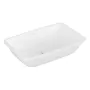 Умивальник накладний VILLEROY & BOCH LOOP &amp; FRIENDS 4A5801RW, 615x380 мм з переливом, CeramicPlus, білий