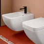 Біде підвісне VILLEROY & BOCH VENTICELLO 441100RW, CeramicPlus 56x37,5, білий