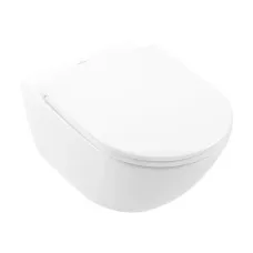 Унітаз підвісний з кришкою VILLEROY & BOCH UNIVERSO TWISTFLUSH 4670T901, Slim, білий